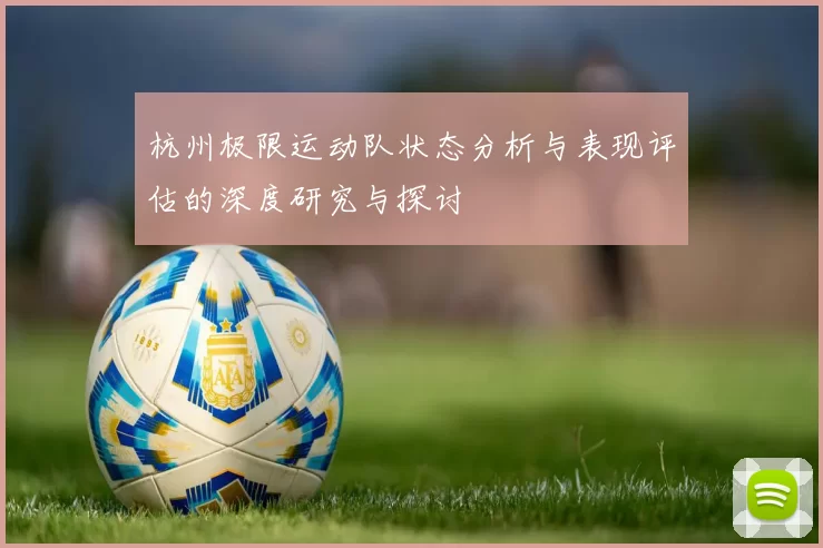 杭州极限运动队状态分析与表现评估的深度研究与探讨