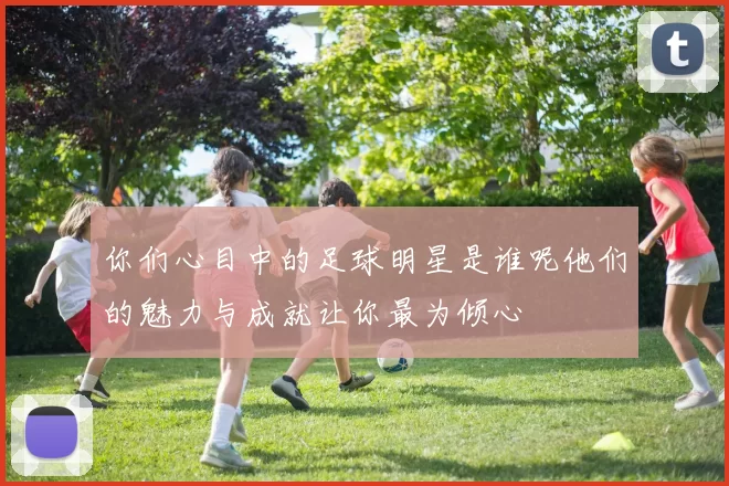 你们心目中的足球明星是谁呢他们的魅力与成就让你最为倾心