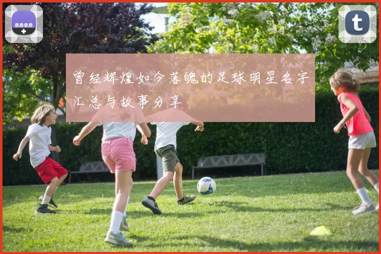 曾经辉煌如今落魄的足球明星名字汇总与故事分享